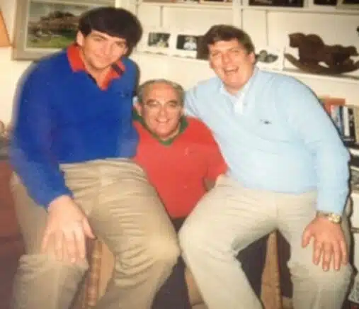 Group photo of three owners of family-owned business.