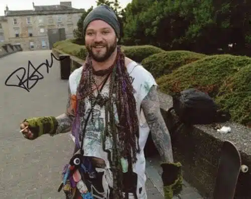 BAM MARGERA SIGNED AUTOGRAPHED