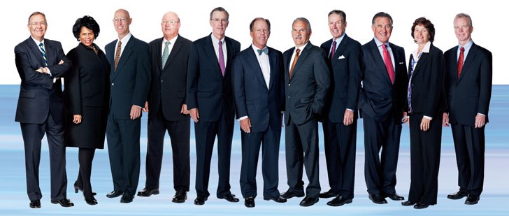 A group of men in business suits.