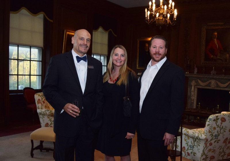 Anthony C. Weagley with Jennifer and Mitchell Zackowski.