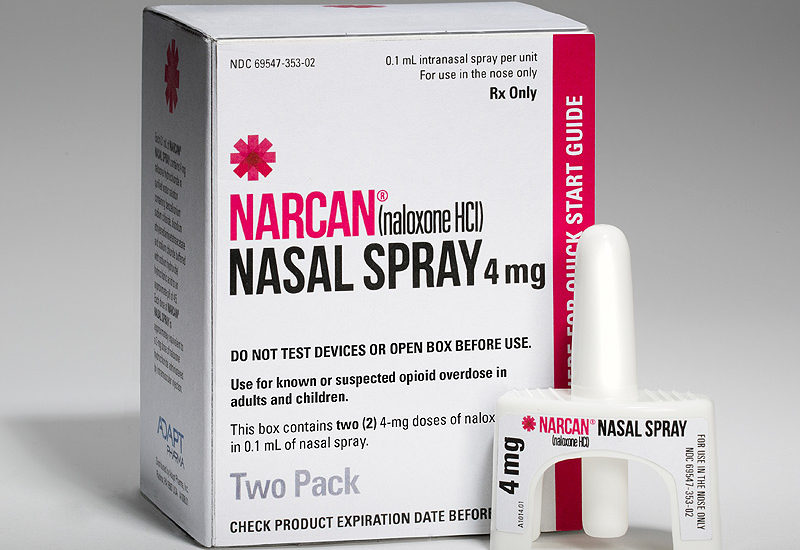 Narcan packaging