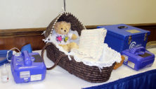 Cuddle Cots donated to local maternity wards.