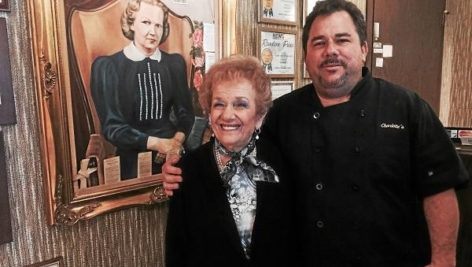 Charlotte's owner Jimmy Costalas and his aunt Bessie Satir.