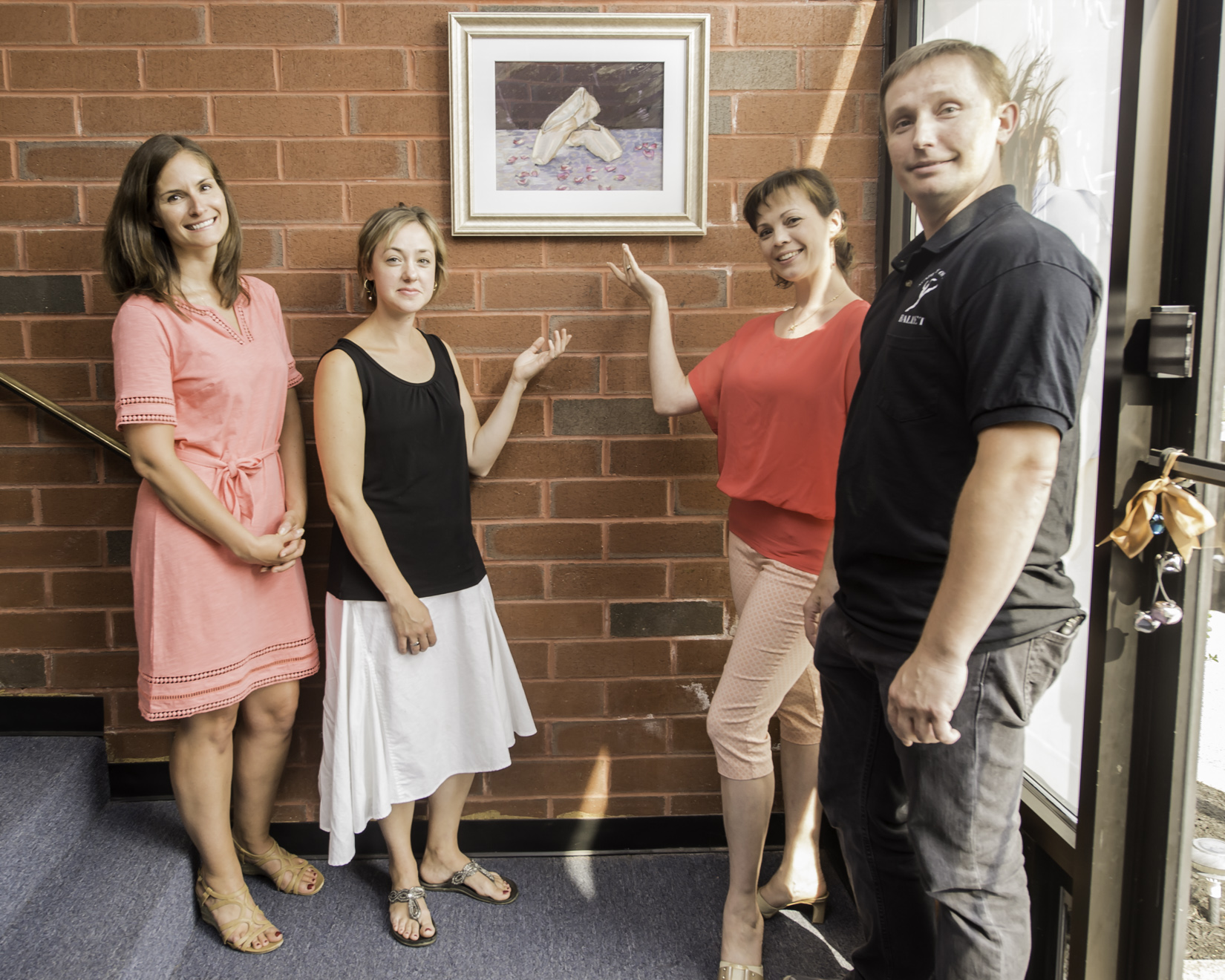 Artists pose with Academy of International Ballet staff.