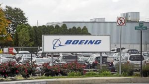 The outside of the Boeing plant in Ridley.
