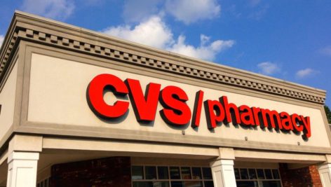 A CVS Pharmacy sign.