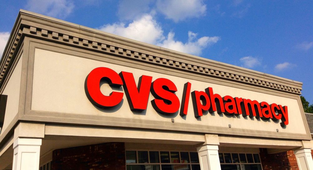 A CVS Pharmacy sign.