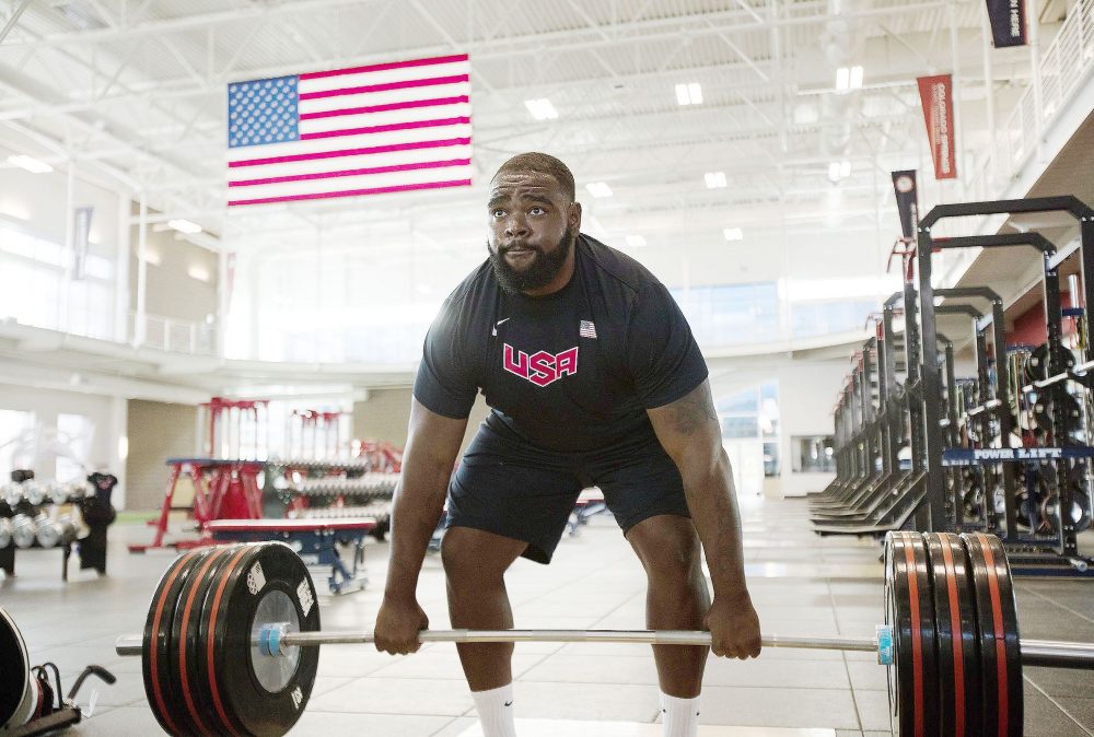 Olynpian Darrell Hill from Penn Wood High.