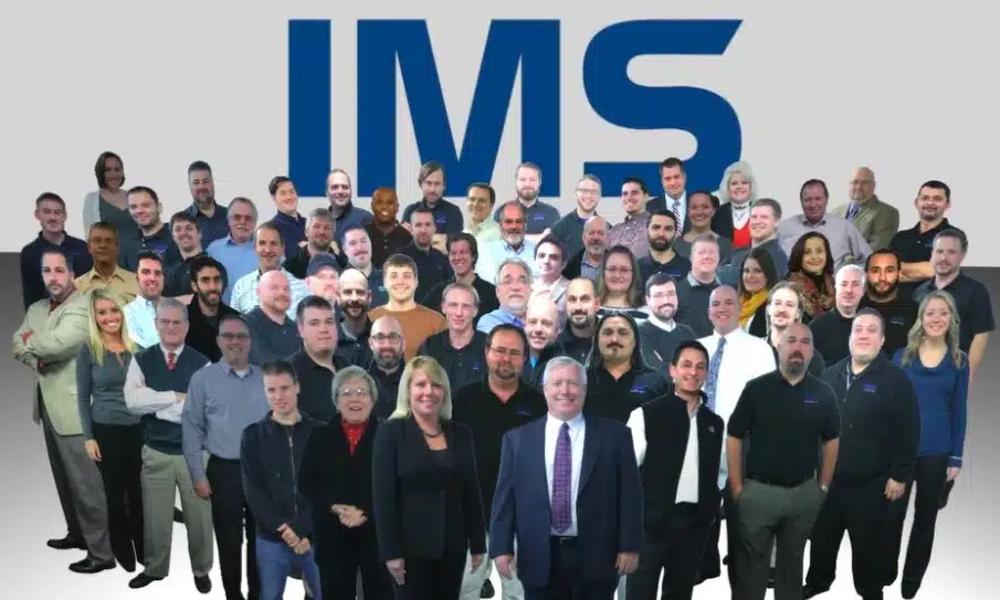 A group shot of the people at IMS Technology Services.