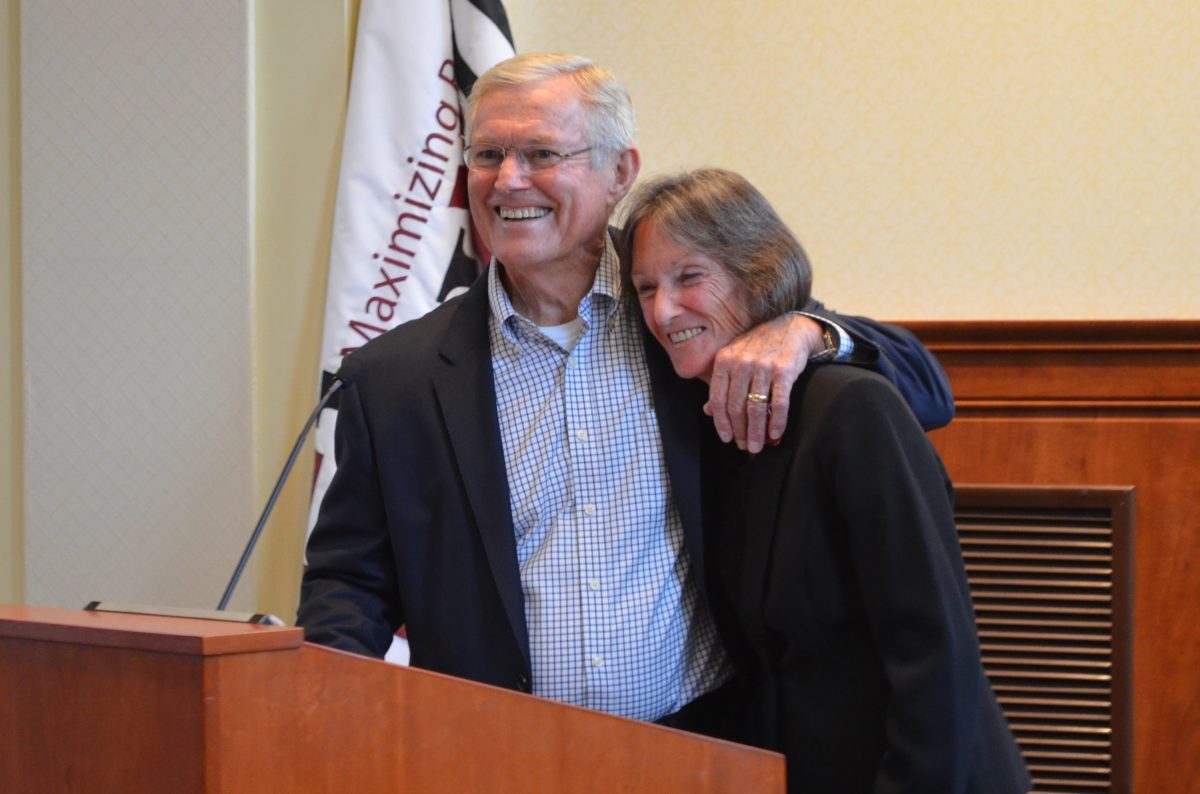 Dick Vermeil and Sandra Cornelius