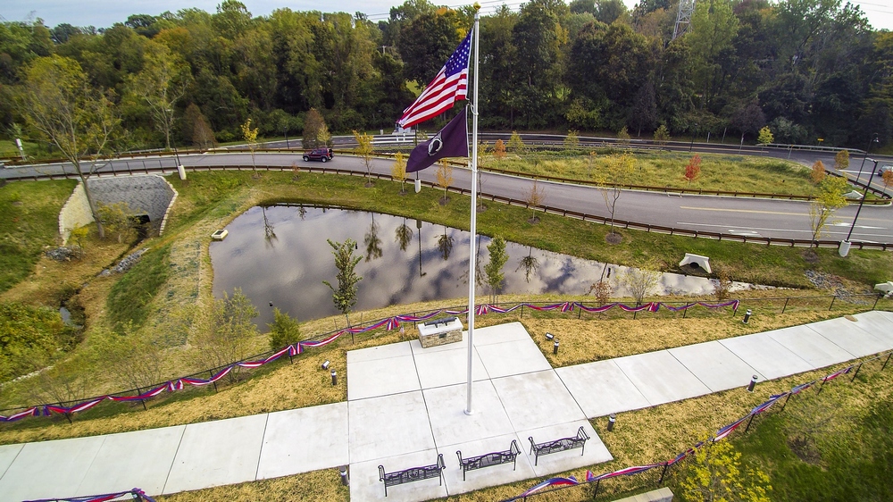 Vietnam war monument in Chadds Ford
