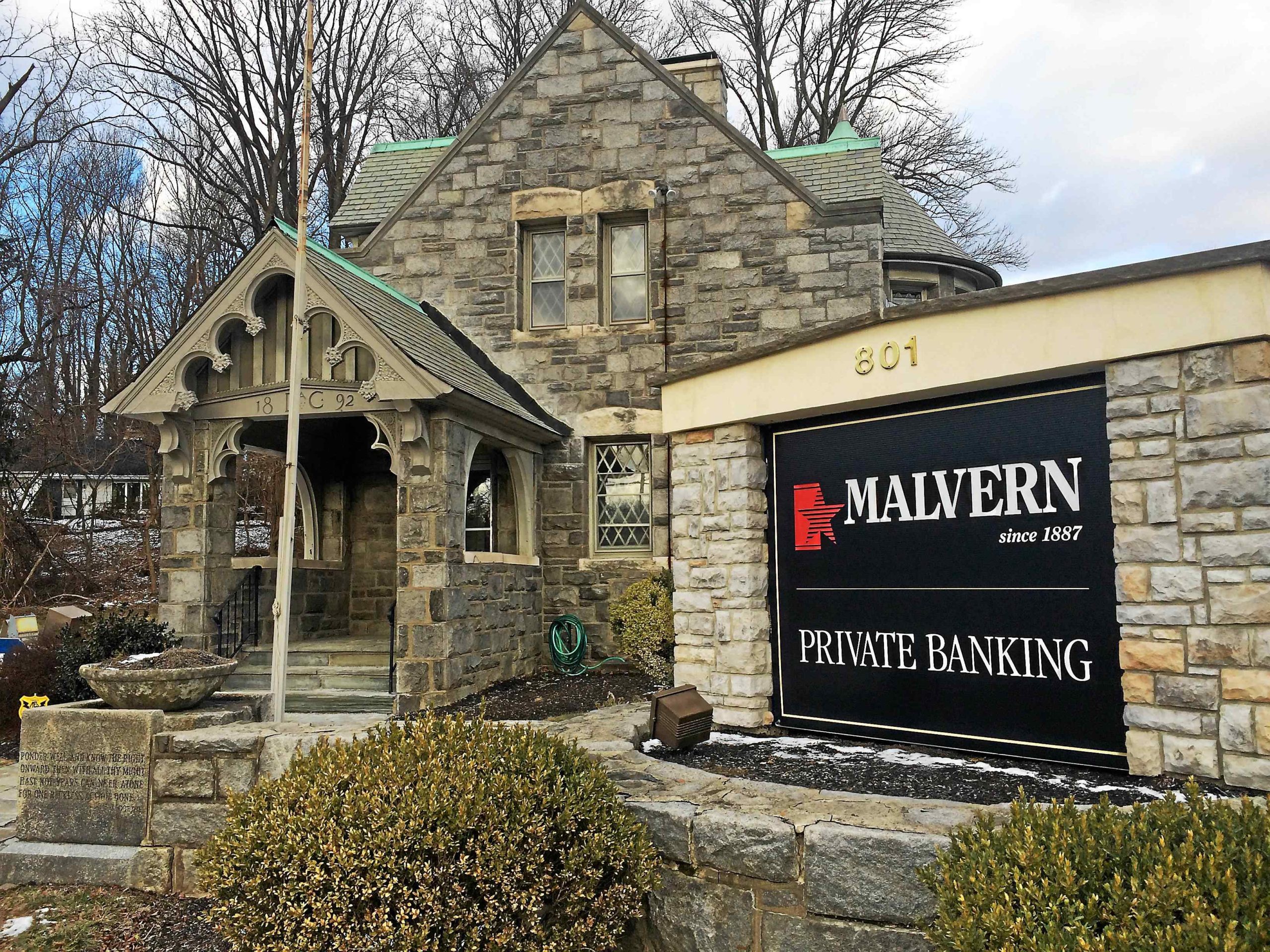Malvern Bancorp Reports 565 Percent Increase in Net Income from This Time Last Year