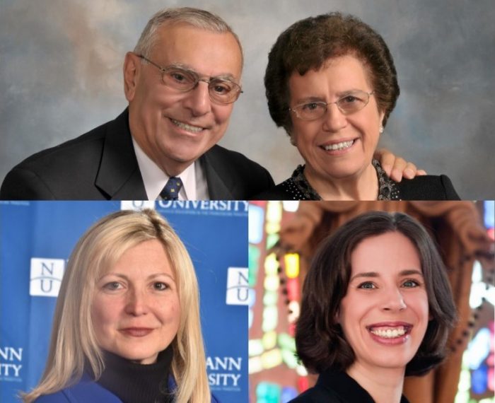 Anthony Mirenda, Dr. Rosalie Mirenda, Dr. Mary Beth Yount, and Danielle Peyakovich McNichol.