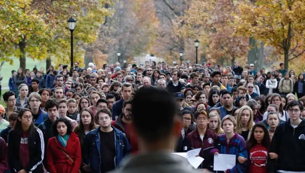 Swarthmore College students