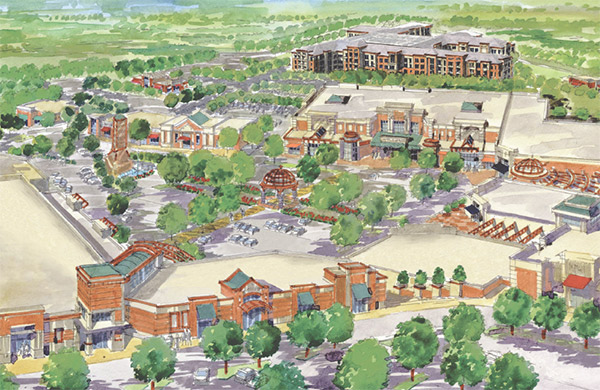 A rendering for the new development at Granite Run