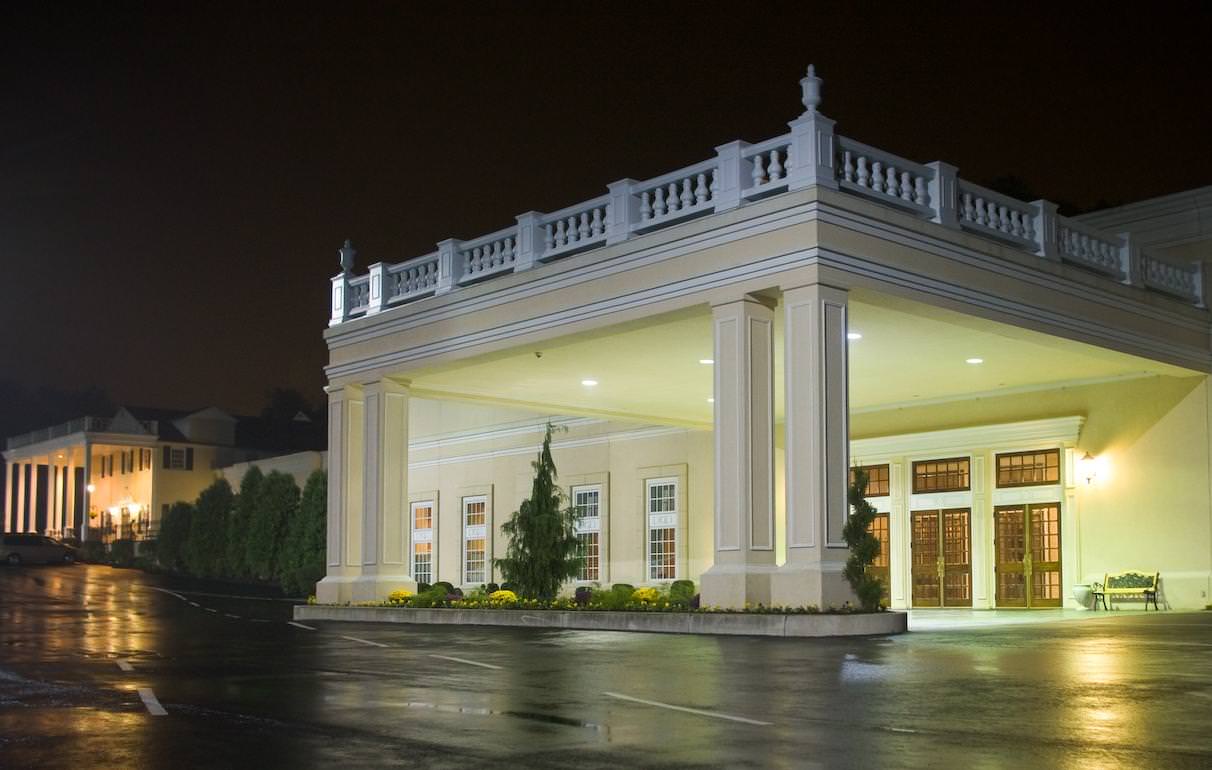 The outside of Drexelbrook in Drexel Hill.
