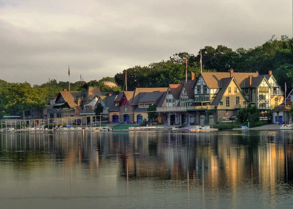 Philadelphia's Boathouse Row.