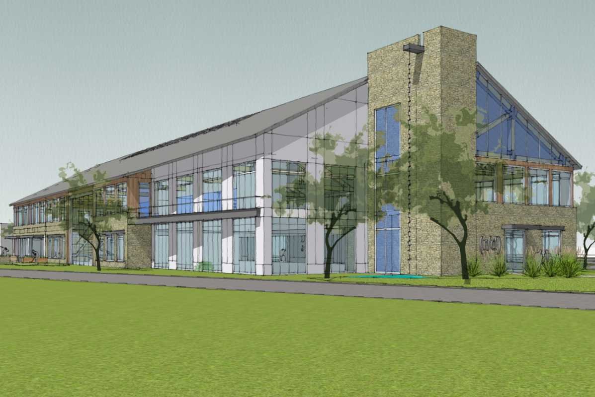 Rendering of Equus Capital Partners headquarters in Ellis Preserve.