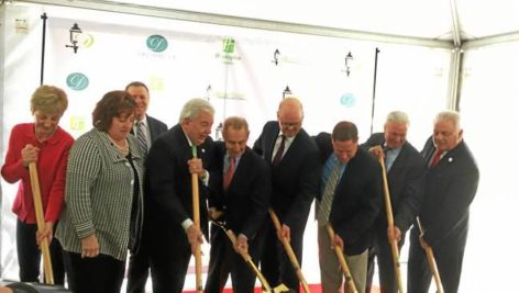 Ground has officially been broken on the new Holiday Inn & Suites at Drexelbrook