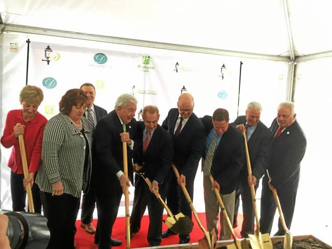Ground has officially been broken on the new Holiday Inn & Suites at Drexelbrook