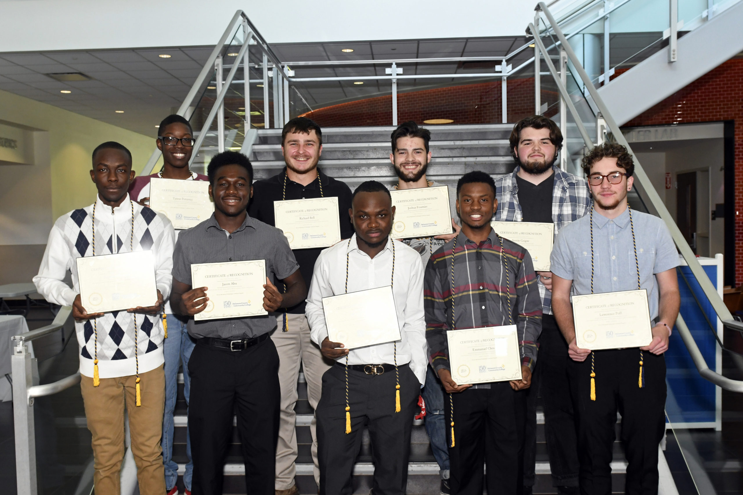 Students from Interboro and Penn Wood high schools were