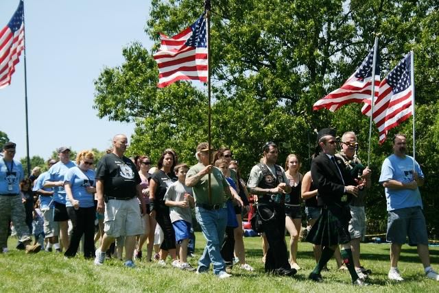 A previous Walk for the Wounded at Rose Tree Park.