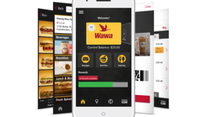 The Wawa app on a mobile phone.