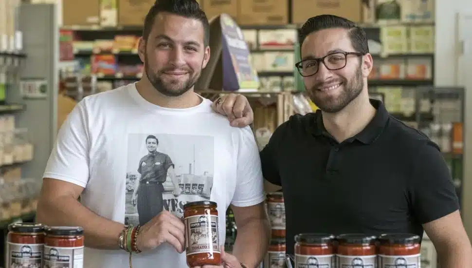 Twins from Wallingford Pouring Their Sauces onto Grocery-Store Shelves One Case at a Time
