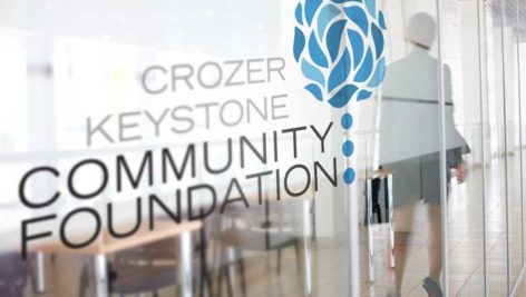 A logo for the Crozer Keystone Community Foundation