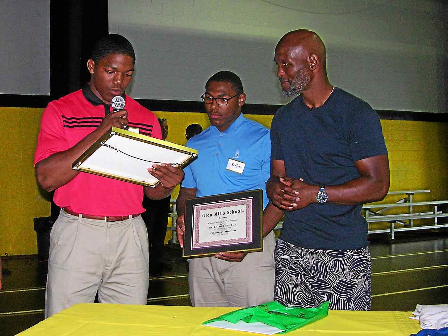 Legendary Boxer Bernard Hopkins Shares His Inspirational Story with Glen Mills Students