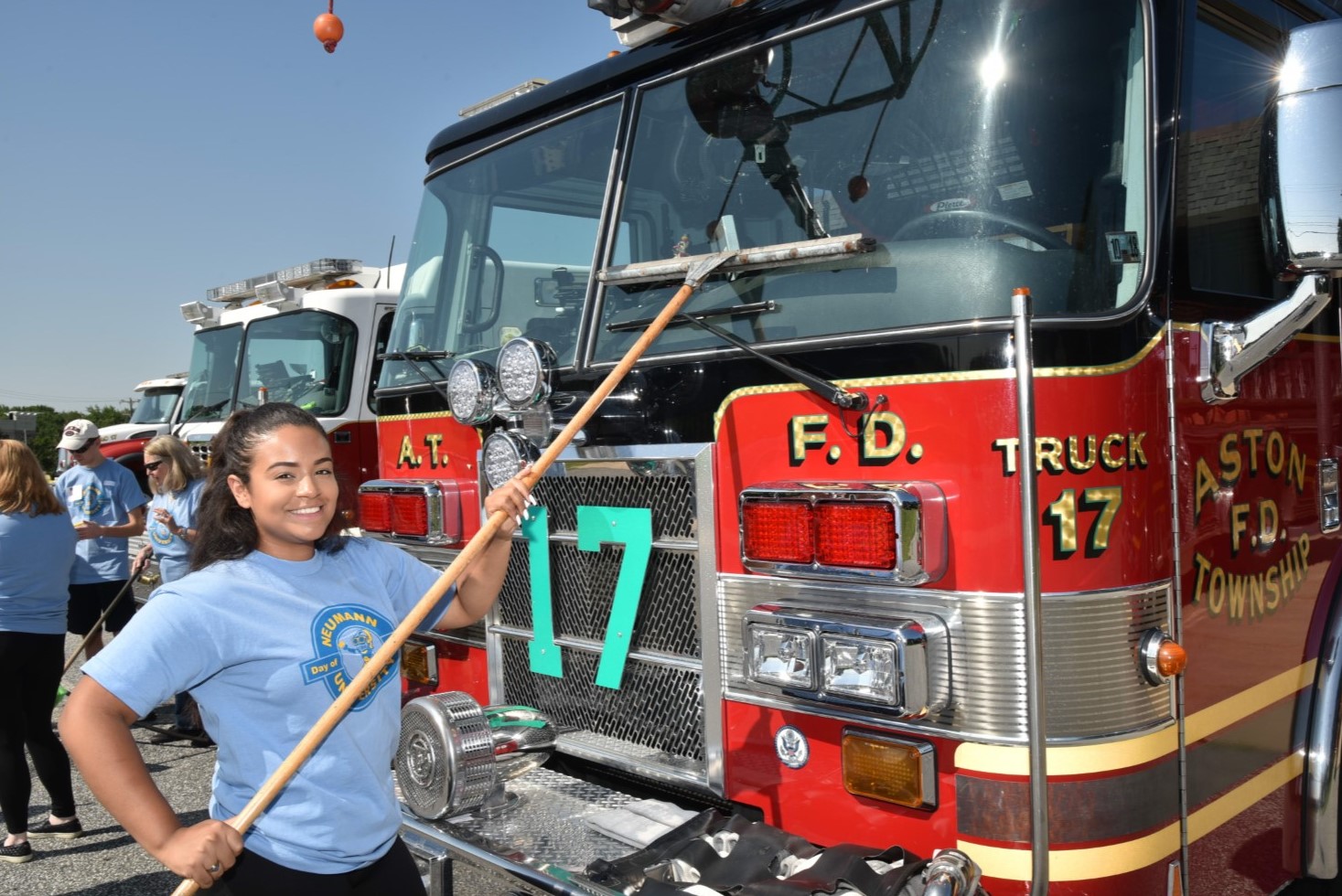 First-Year Students at Neumann University Provide Day of Service to the Community