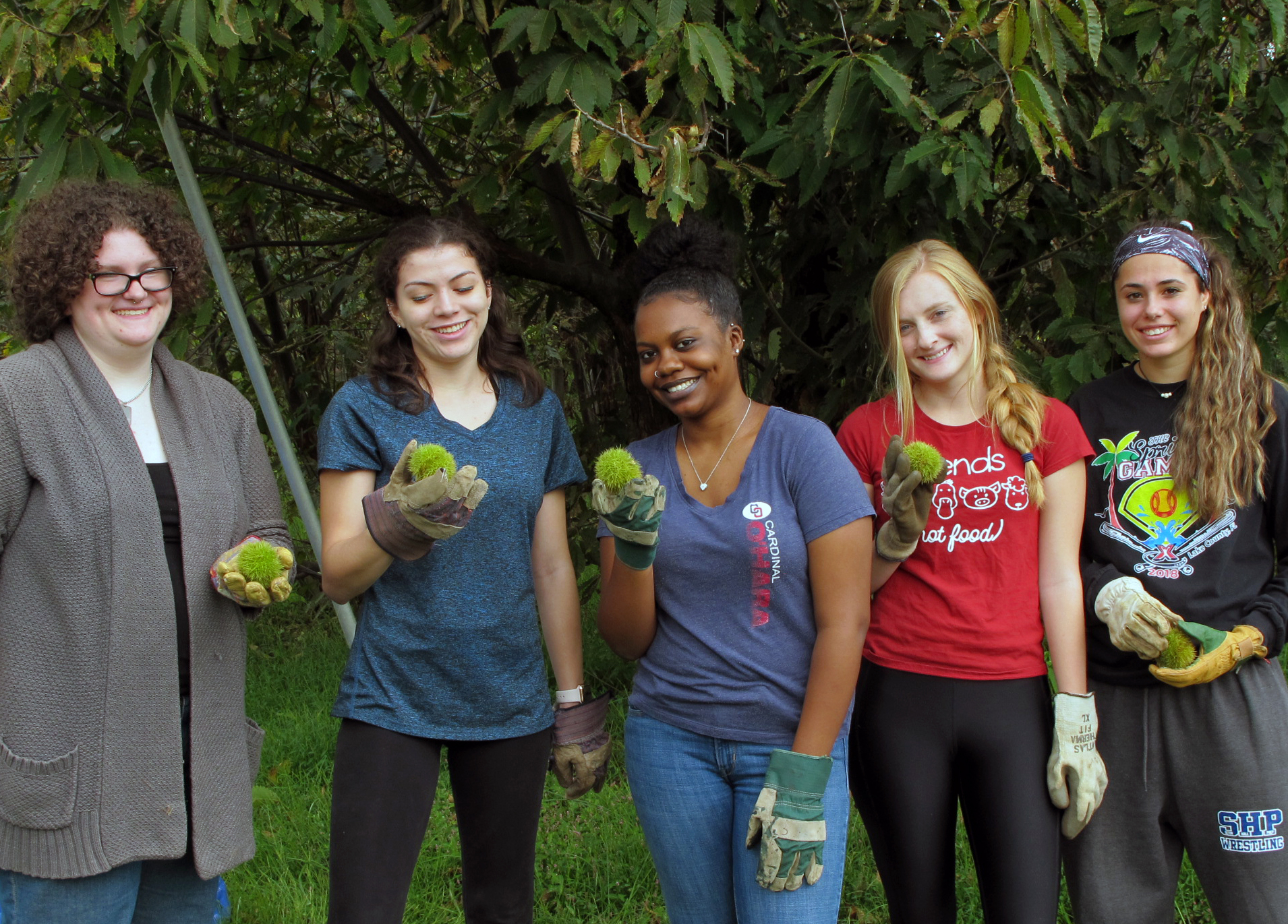 From left, Erin Leaper of Springfield, Christina Shimp, Aisha Mundy, Hannah Radziak of Upper Chichester, and Kristina Del Gaiso.