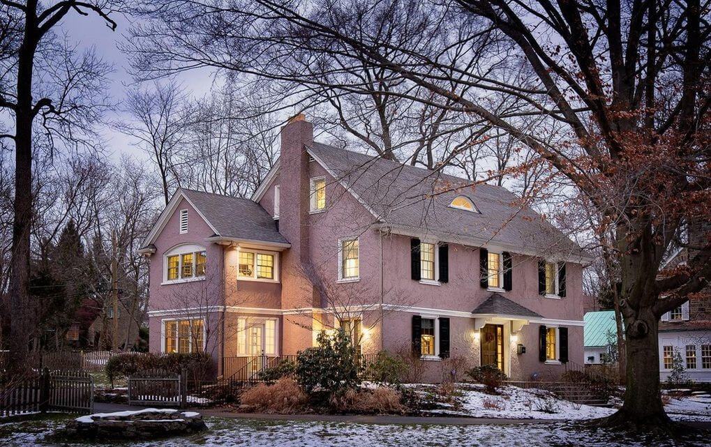 DNB First House of the Week: Restored Colonial on Corner Lot in Swarthmore Borough