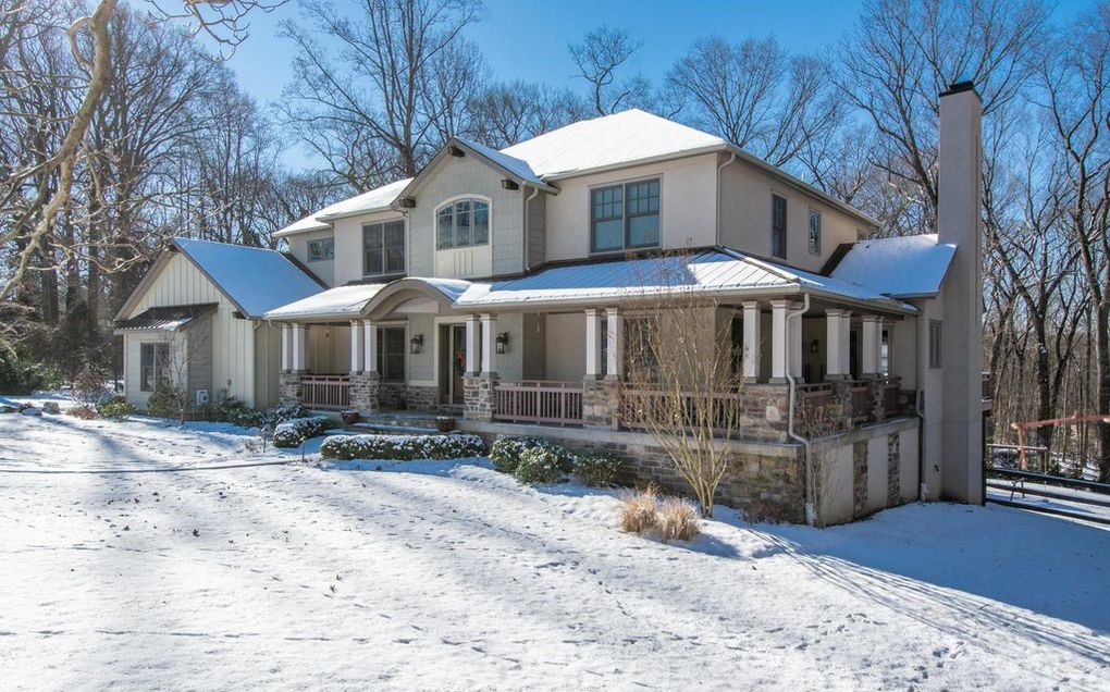 DNB First House of the Week: Arts & Crafts Home with Extraordinary Wraparound Porch in Media