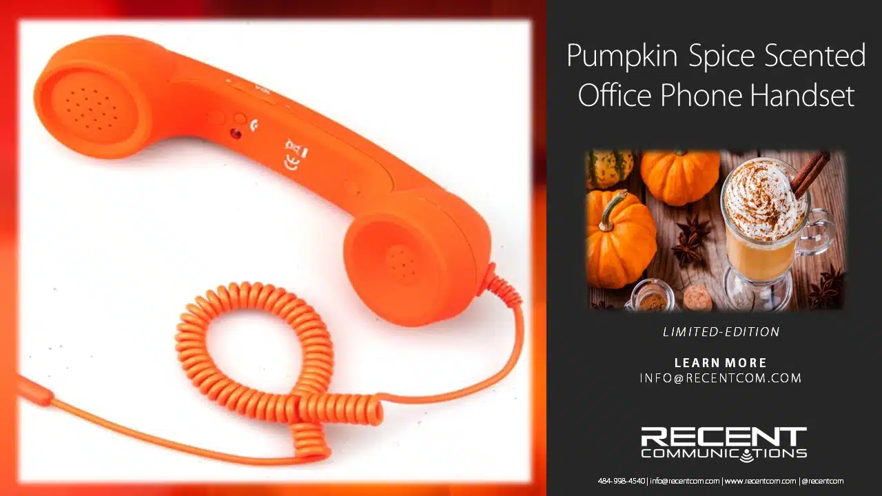 Local Telecommunications Company Unveils Pumpkin Spice-Scented Office Phones