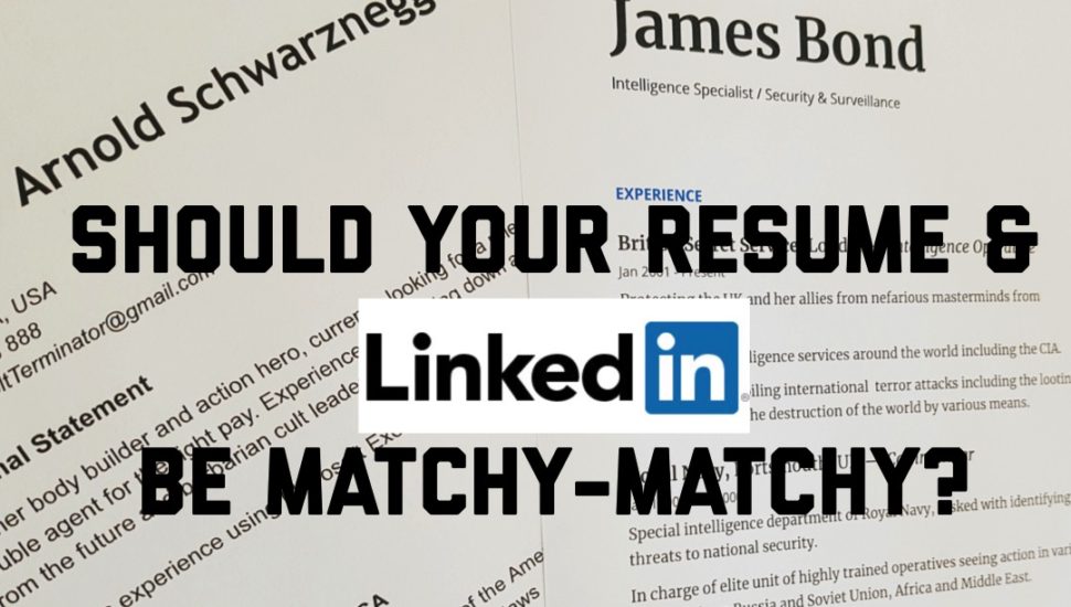 Resume and LinkedIn Match