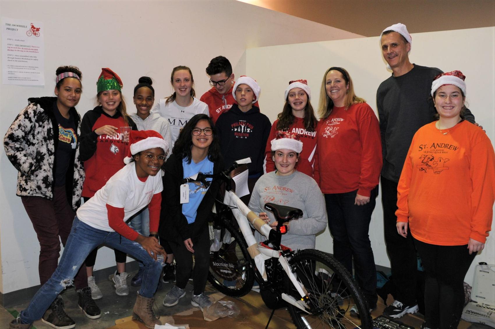 Saint Andrew School Kids in Drexel Hill Build Some Bikes and Raise Some Funds