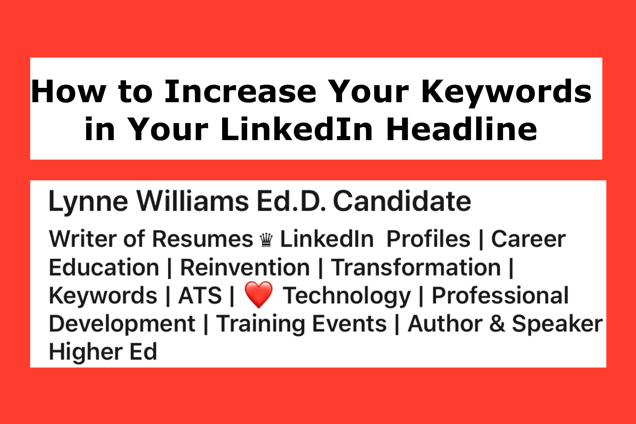 How to Increase Your Keywords in Your LinkedIn Headline