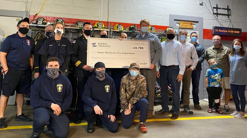 Energy Transfer’s First Responder Fund Surpasses $1 Million in Grants to Emergency Services Throughout PA