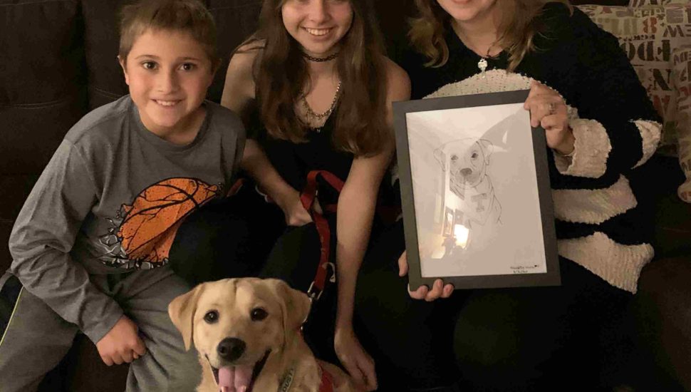 Teen Creates Coloring Book Based on the Family Dog to Encourage Younger Brother to Wear a Mask