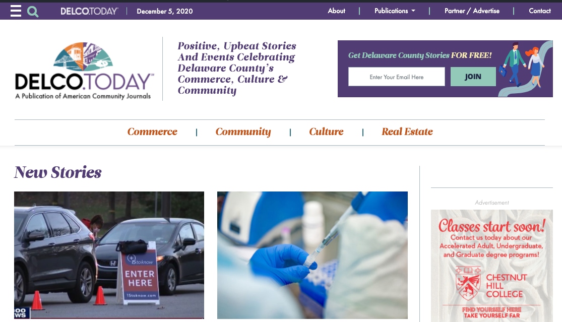 Redesign Heralds New Era at DELCO Today