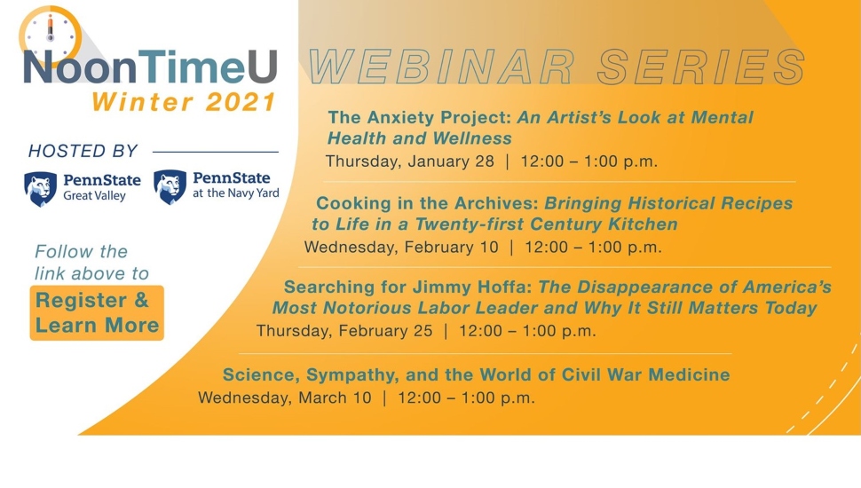 Spend Your Lunch Break Learning Something New with PSGV’s Free NoonTimeU Webinar Series