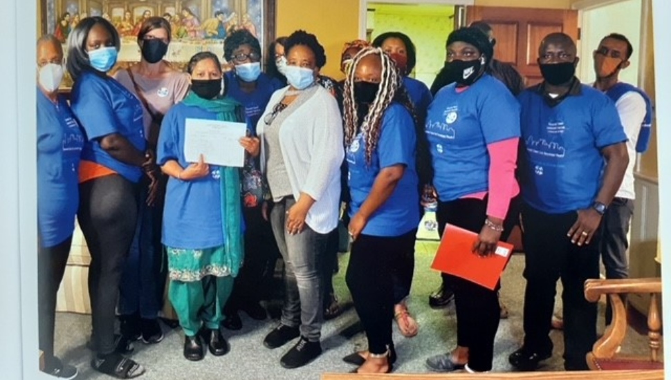 A group of people from the Delaware County Immigrant Coalition.