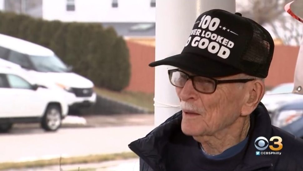 ‘Remarkable’ Navy Vet Treated to a Broomall Parade for 100th Birthday