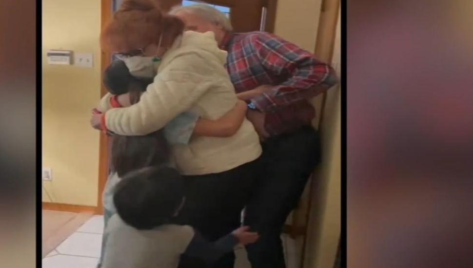 Broomall Grandparents Get To Hug Grandkids for First Time in Over a Year