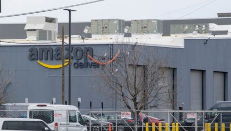 Amazon warehouse in South Philadelphia