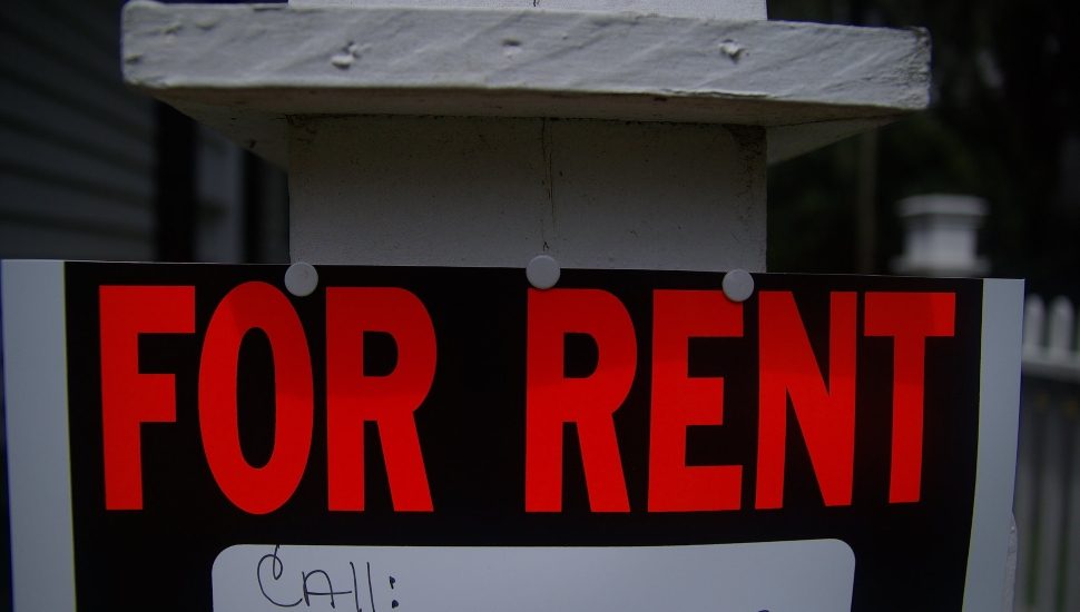 Delaware County rents, a for rent sign