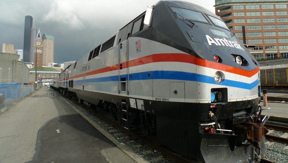 Amtrak train