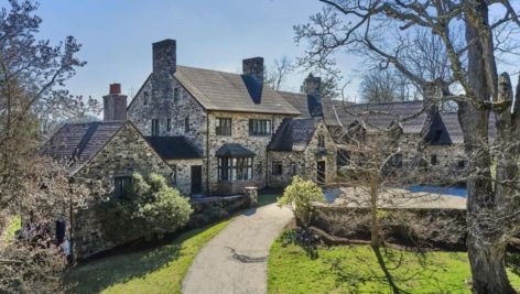 Newtown Square stone manor home