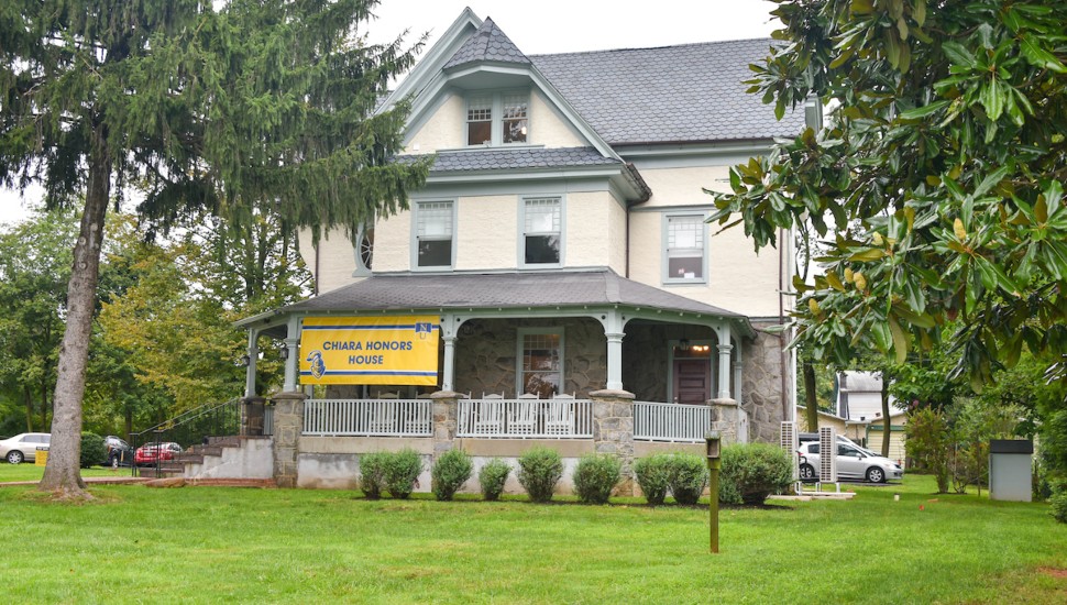 The restored Chiara House at Neumann University in Aston